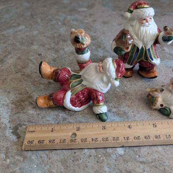 Fitz and Floyd Santa's Forest Friends Bird/Birdhouse 3-Piece Porcelain Tumblers - Picture 11 of 11